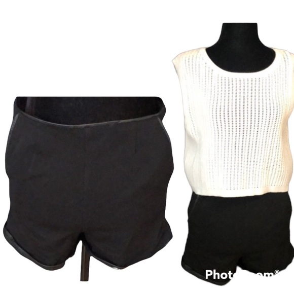 MATERIAL GIRL black dress shorts size 9 - Picture 1 of 10